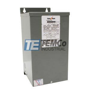 Federal Pacific K1XGF12-.100 Buck-Boost Transformer, 0.1 kVA, 120/240V Primary, 12/24V Secondary, Single Phase