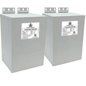 20.78 kVA Step-Down Buck-Boost Transformer, 240V → 200V, 60A, Three Phase