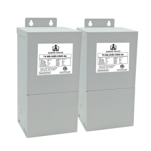 1.91 kVA Step-Down Buck-Boost Transformer, 240V → 220V, 5A, Three Phase