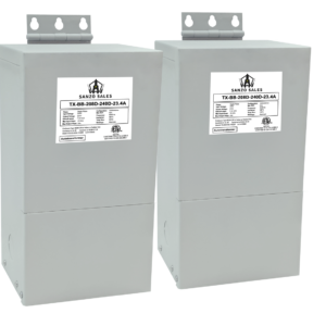 10.8 kVA Step-Down Buck-Boost Transformer, 265V → 234V, 26.6A, Three Phase