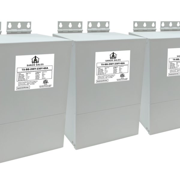 29.58 kVA Step-Up Buck-Boost Transformer (Booster), 400V → 427V, 40A, Three Phase