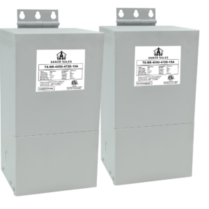 12.26 kVA Step-Up Buck-Boost Transformer (Booster), 425V → 472V, 15A, Three Phase