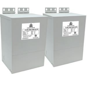 100.03 kVA Step-Up Buck-Boost Transformer (Booster), 440V → 462V, 125A, Three Phase