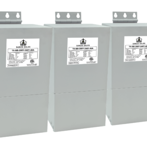 43.2 kVA Step-Down Buck-Boost Transformer, 264V → 240V, 60A, Three Phase