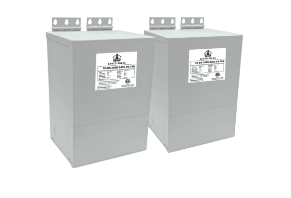 50 kVA Step-Down Buck-Boost Transformer, 480V → 440V, 65.61A, Three Phase