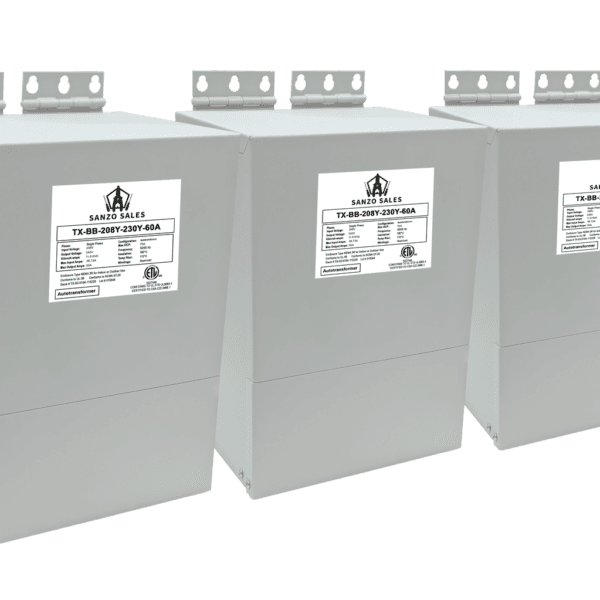 28 kVA Step-Down Buck-Boost Transformer, 480V → 400V, 70A, Three Phase