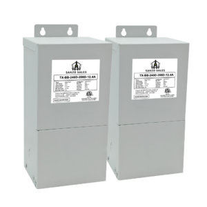 9 kVA Step-Down Buck-Boost Transformer, 504V → 480V, 10.83A, Three Phase