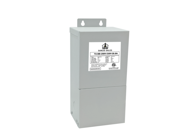 7.2 kVA Step-Down Buck-Boost Transformer, 504V → 480V, 15A, Single Phase