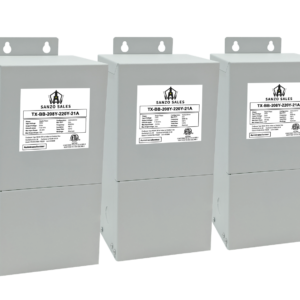 9.06 kVA Step-Down Buck-Boost Transformer, 504V → 480V, 10.9A, Three Phase