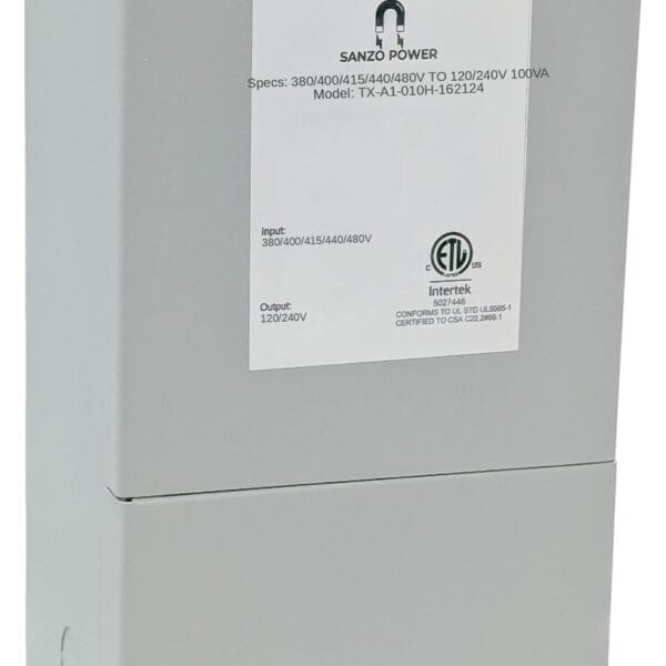 100 VA Encapsulated General Purpose Transformer - 380/400/415/440/480V to 120/240V - Single Phase, NEMA 3R