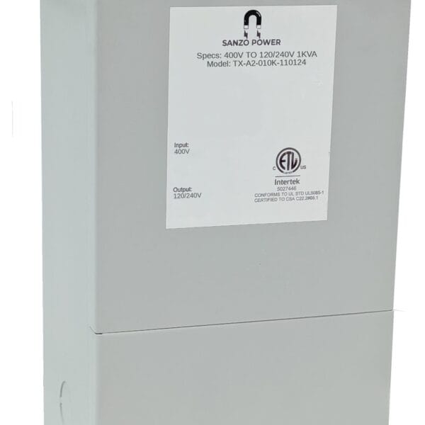 1 KVA Encapsulated General Purpose Transformer - 400V to 120/240V - Single Phase, NEMA 3R