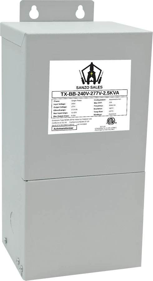 HR01_TX-BB-240V-277V-2.5KVA